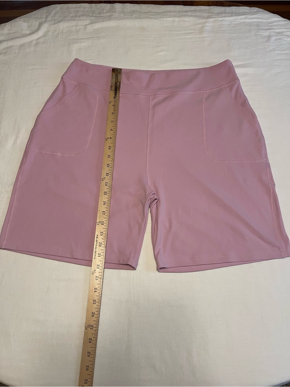 Set of 2 Women’s Performance Stretch Shorts 1/Pink 1/Blue - Picture 3 of 9